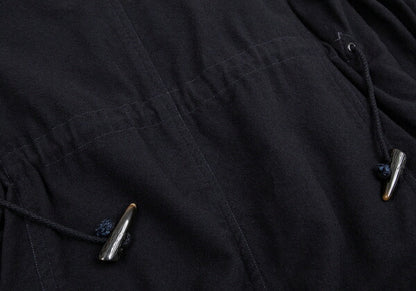 Y's for men Garment Dyed Toggle Button Coat Navy Size 3