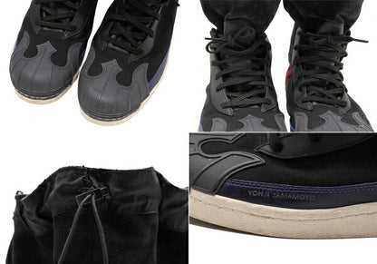 Y-3 Nomad Star Hi Boot Sneakers Black Size 26.5cm