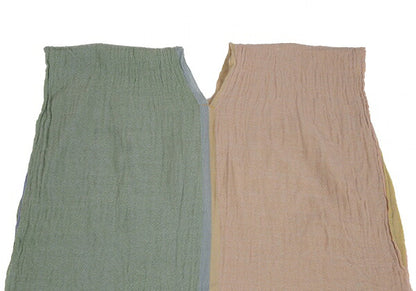 ISSEY MIYAKE Color Block Yellow Blue Stole