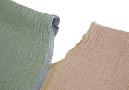 ISSEY MIYAKE Color Block Yellow Blue Stole