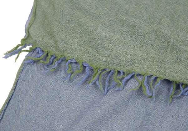 ISSEY MIYAKE Color Block Yellow Blue Stole