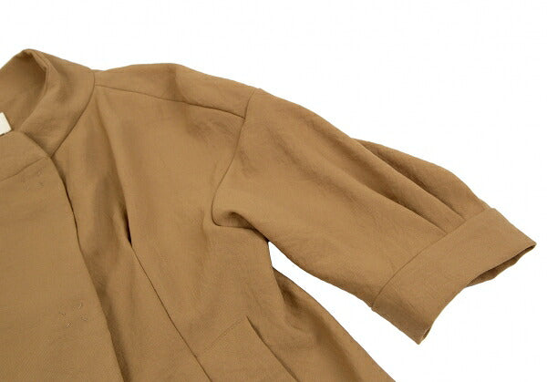 MARNI Stand Collar Snap Button Jacket Mustard Size 38