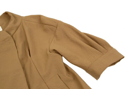 MARNI Stand Collar Snap Button Jacket Mustard Size 38