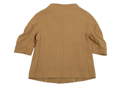 MARNI Stand Collar Snap Button Jacket Mustard Size 38