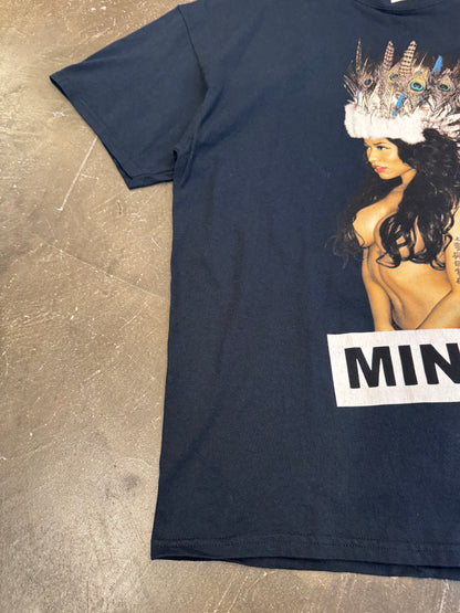 Vintage Black Cotton Nicki Minaj TEE Size XXL