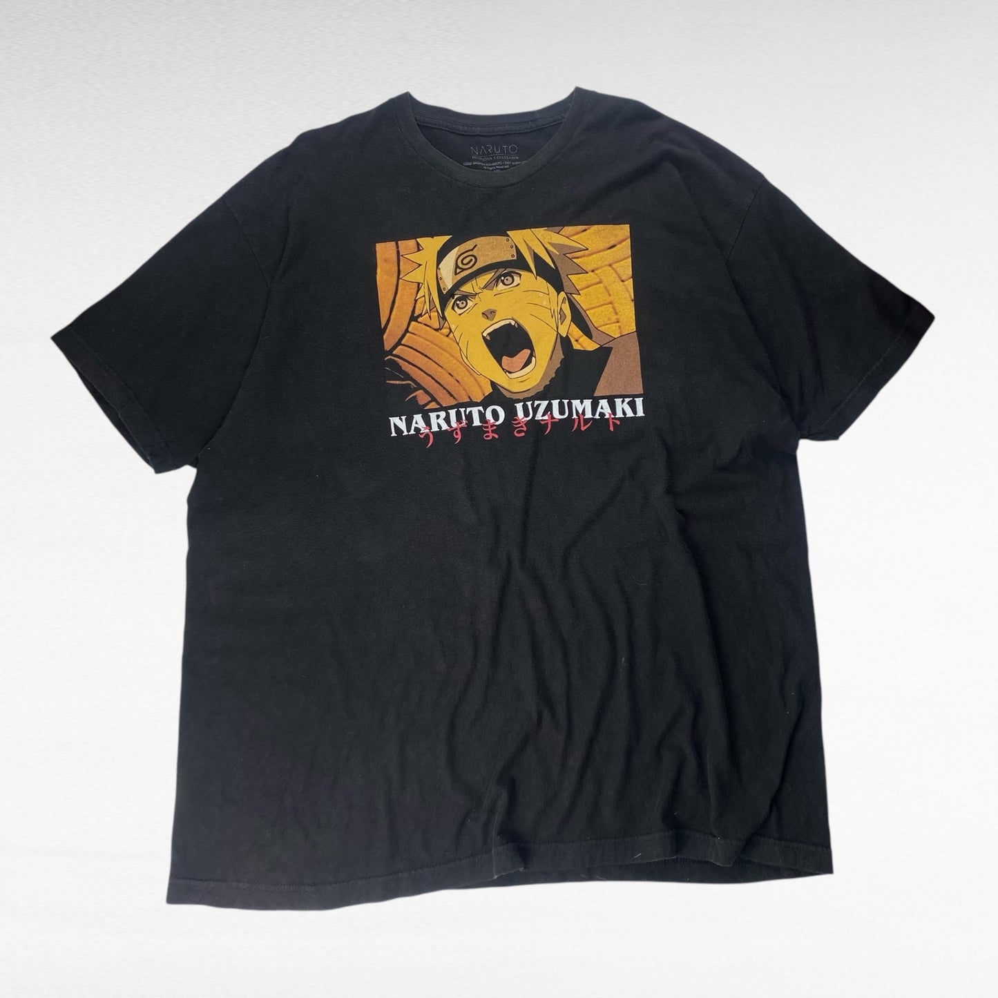 NARUTO T-Shirt Black Size 2XL