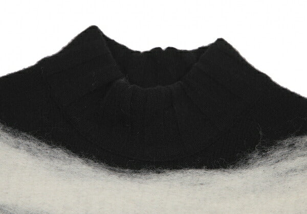 ISSEY MIYAKE Wool Needle Punch Knit Tunic Black Size M