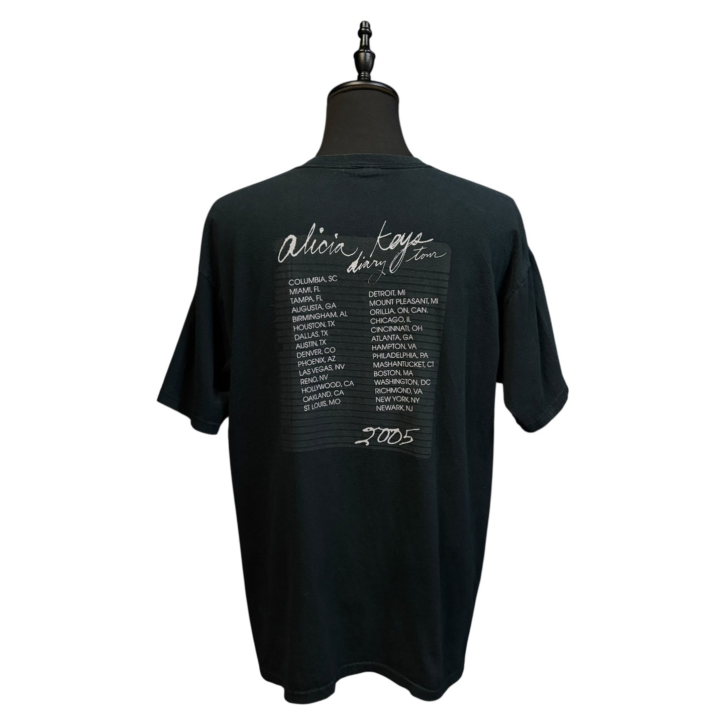 ALICIA KEYS 05 T-Shirt Size XL