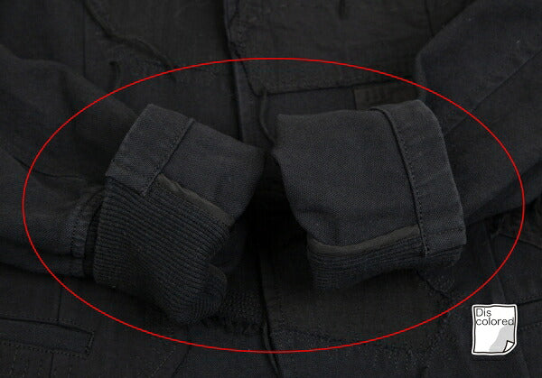 Y's Cotton Linen Front Patchwork Jacket Black Size 3