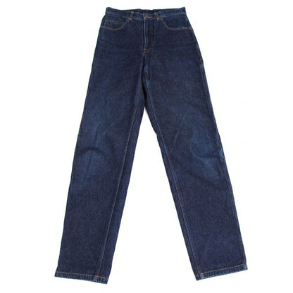 COMME des GARCONS HOMME Logo Leather Jeans Indigo Size S