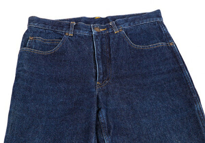 COMME des GARCONS HOMME Logo Leather Jeans Indigo Size S