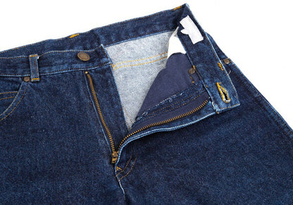 COMME des GARCONS HOMME Logo Leather Jeans Indigo Size S