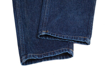 COMME des GARCONS HOMME Logo Leather Jeans Indigo Size S