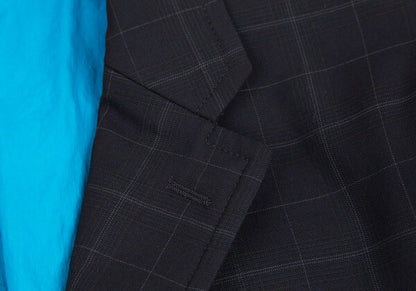 COMME des GARCONS HOMME Dyed Wool Check Jacket Navy Size XS