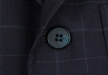 COMME des GARCONS HOMME Dyed Wool Check Jacket Navy Size XS