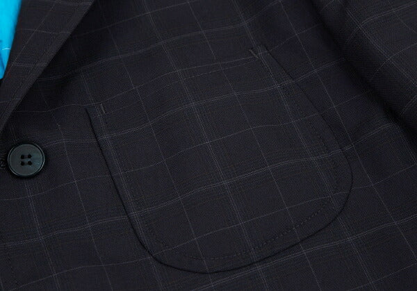 COMME des GARCONS HOMME Dyed Wool Check Jacket Navy Size XS