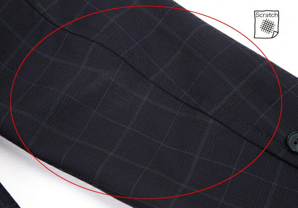 COMME des GARCONS HOMME Dyed Wool Check Jacket Navy Size XS
