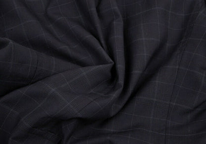COMME des GARCONS HOMME Dyed Wool Check Jacket Navy Size XS