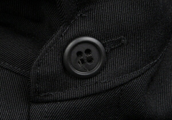 Yohji Yamamoto POUR HOMME Wool Gabardine Knit Black Size M
