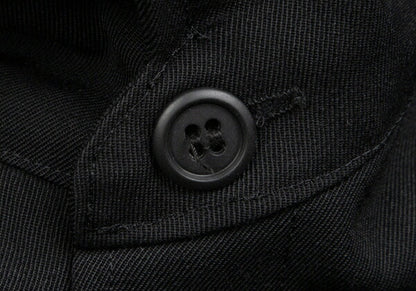 Yohji Yamamoto POUR HOMME Wool Gabardine Knit Black Size M