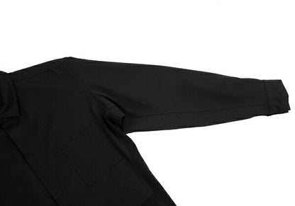 Yohji Yamamoto POUR HOMME Wool Gabardine Knit Black Size M