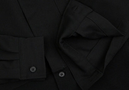 Yohji Yamamoto POUR HOMME Wool Gabardine Knit Black Size M