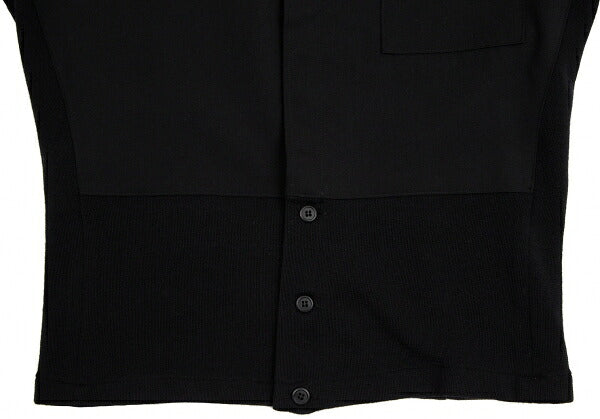 Yohji Yamamoto POUR HOMME Wool Gabardine Knit Black Size M