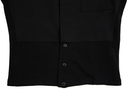 Yohji Yamamoto POUR HOMME Wool Gabardine Knit Black Size M