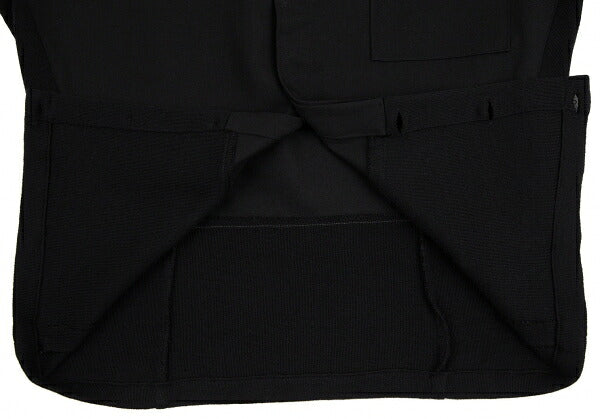Yohji Yamamoto POUR HOMME Wool Gabardine Knit Black Size M