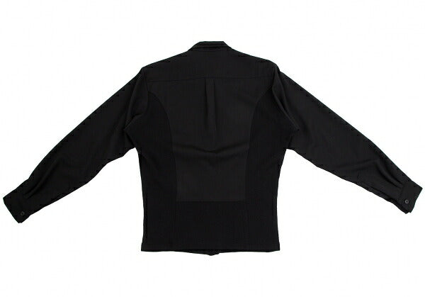 Yohji Yamamoto POUR HOMME Wool Gabardine Knit Black Size M
