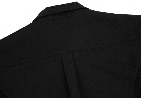 Yohji Yamamoto POUR HOMME Wool Gabardine Knit Black Size M