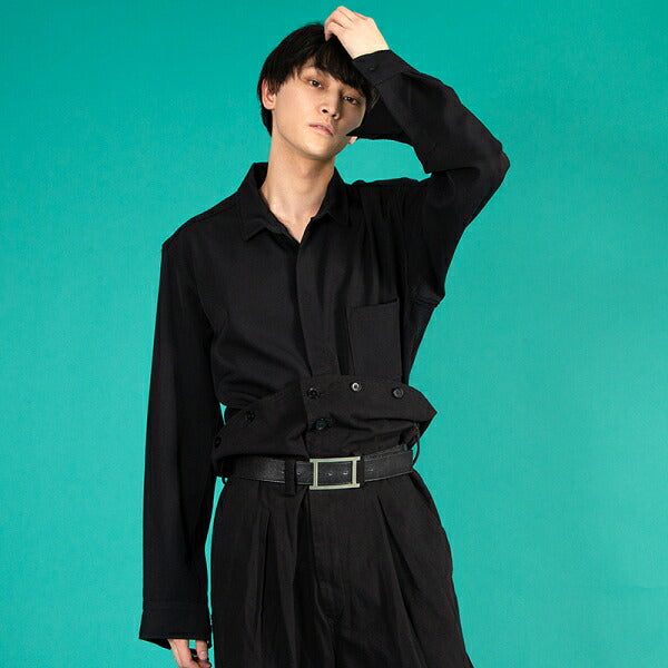 Yohji Yamamoto POUR HOMME Wool Gabardine Knit Black Size M