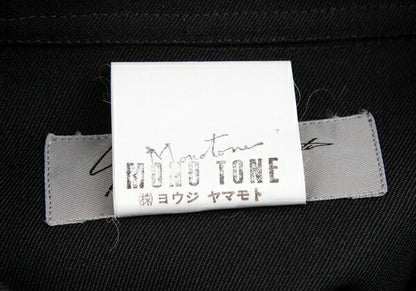 Yohji Yamamoto POUR HOMME Wool Gabardine Knit Black Size M