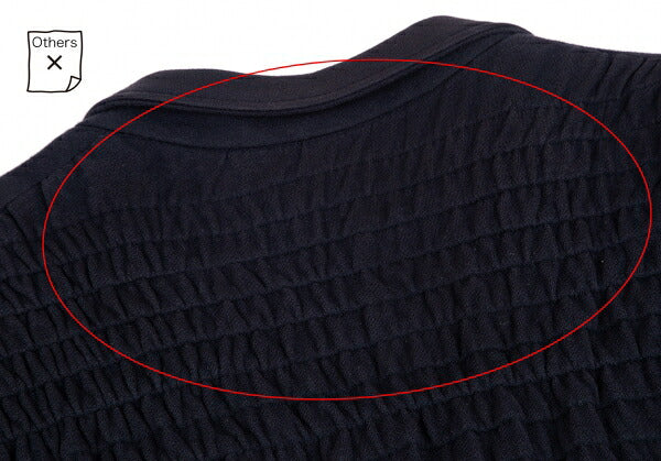Yohji Yamamoto POUR HOMME Shirred Double Jacket Blue Size M