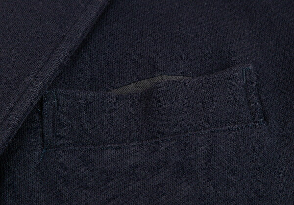 Yohji Yamamoto POUR HOMME Shirred Double Jacket Blue Size M