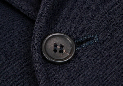 Yohji Yamamoto POUR HOMME Shirred Double Jacket Blue Size M