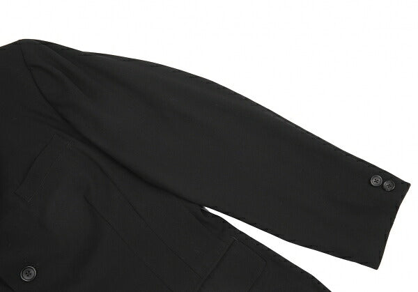Yohji Yamamoto POUR HOMME Wool Gabardine Jacket Black Size M