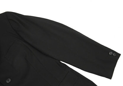 Yohji Yamamoto POUR HOMME Wool Gabardine Jacket Black Size M