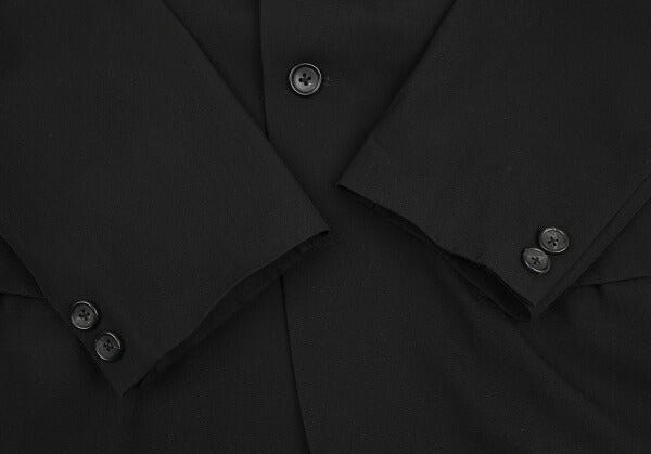 Yohji Yamamoto POUR HOMME Wool Gabardine Jacket Black Size M