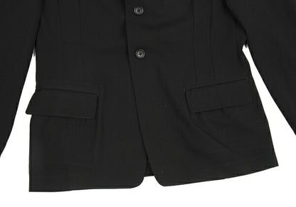 Yohji Yamamoto POUR HOMME Wool Gabardine Jacket Black Size M