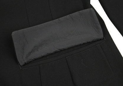 Yohji Yamamoto POUR HOMME Wool Gabardine Jacket Black Size M