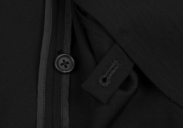 Yohji Yamamoto POUR HOMME Wool Gabardine Jacket Black Size M