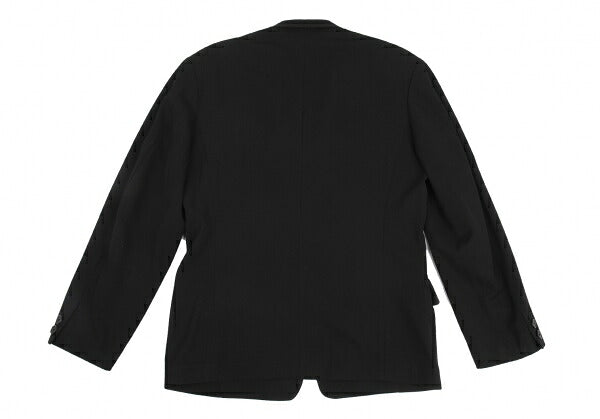 Yohji Yamamoto POUR HOMME Wool Gabardine Jacket Black Size M