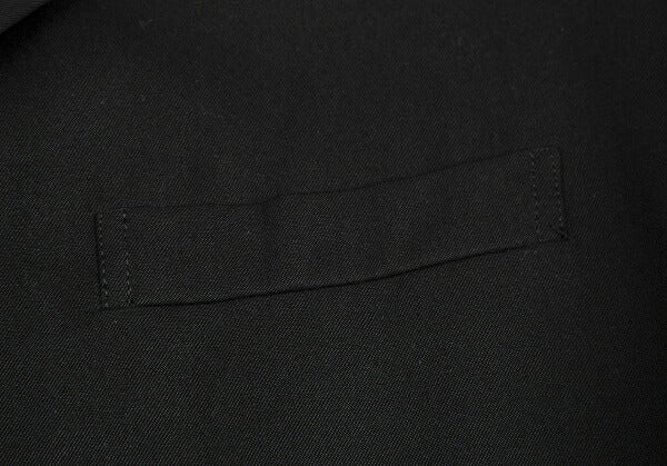 Yohji Yamamoto POUR HOMME Gabardine Side Jacket Black Size S