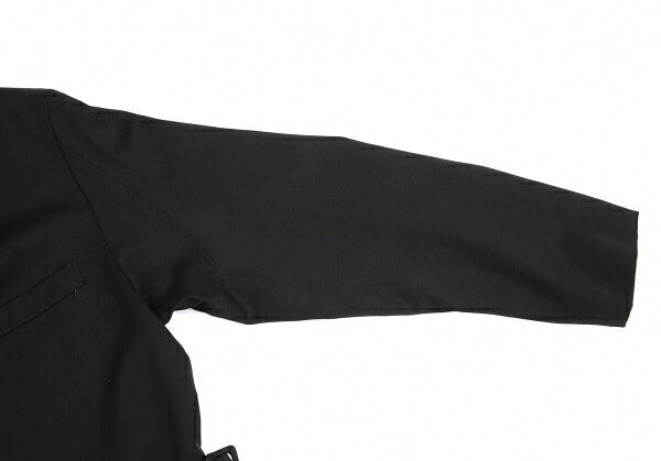 Yohji Yamamoto POUR HOMME Gabardine Side Jacket Black Size S