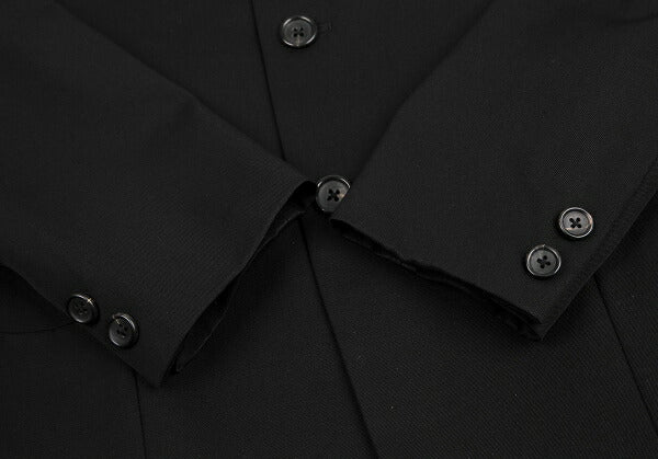 Yohji Yamamoto POUR HOMME Gabardine Side Jacket Black Size S
