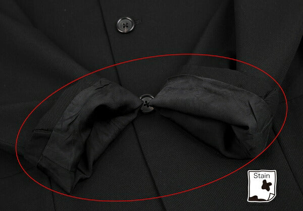 Yohji Yamamoto POUR HOMME Gabardine Side Jacket Black Size S
