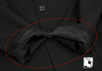 Yohji Yamamoto POUR HOMME Gabardine Side Jacket Black Size S