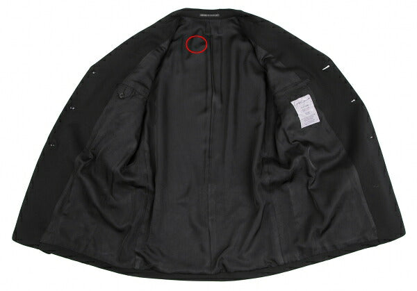 Yohji Yamamoto POUR HOMME Gabardine Side Jacket Black Size S