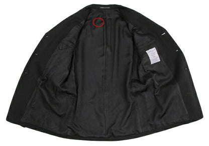 Yohji Yamamoto POUR HOMME Gabardine Side Jacket Black Size S